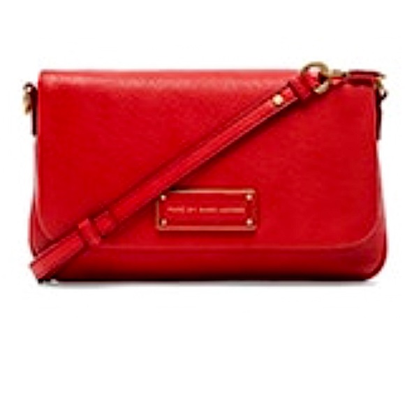 Marc By Marc Jacobs Handbags - Marc by Marc Jacobs Too Hot to Handle Percy mini flap leather cross body bag red